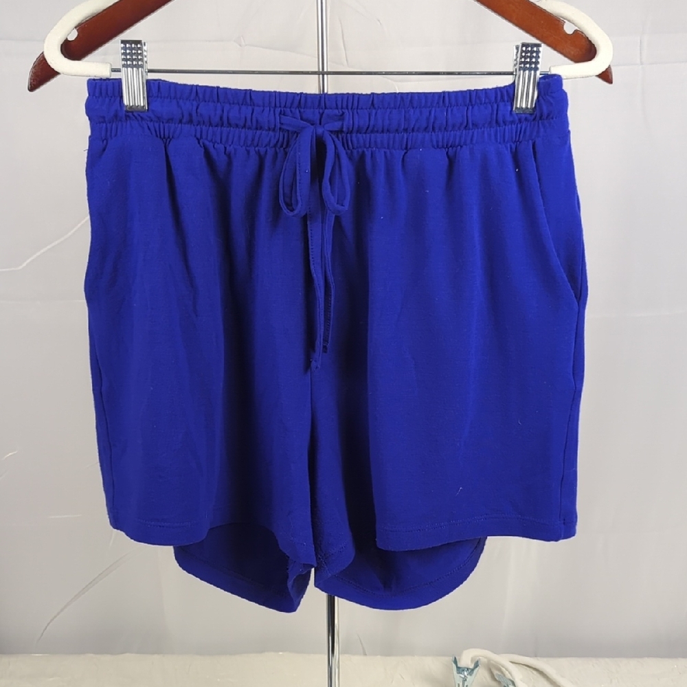 Zenana Outfitters Royal Blue Athletic Shorts